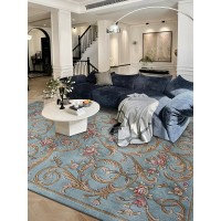 Китайский ковер 002048 Голубой